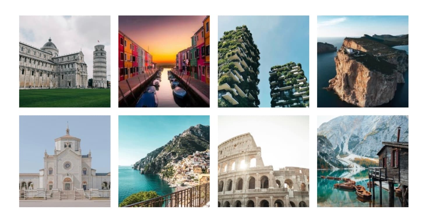 Cinematic locations in Italy — Rome, Milan, Tuscany, Amalfi Coast